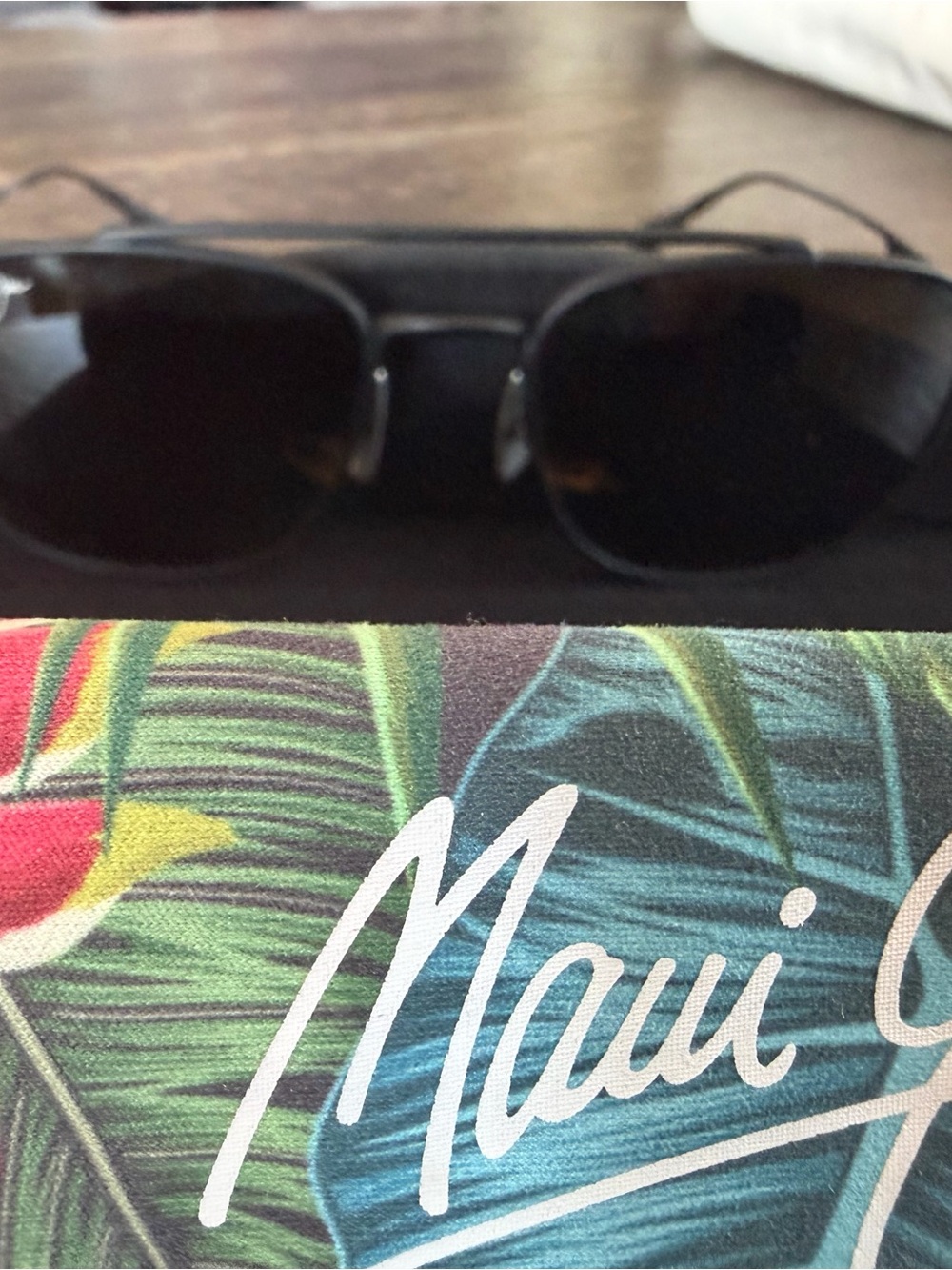 Maui Jim Matte Black Polarized Sunglasses with Dark Lenses - Picture 8 of 8